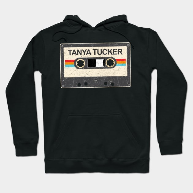 kurniamarga vintage cassette tape Tanya Tucker Hoodie by kurniamarga.artisticcolorful